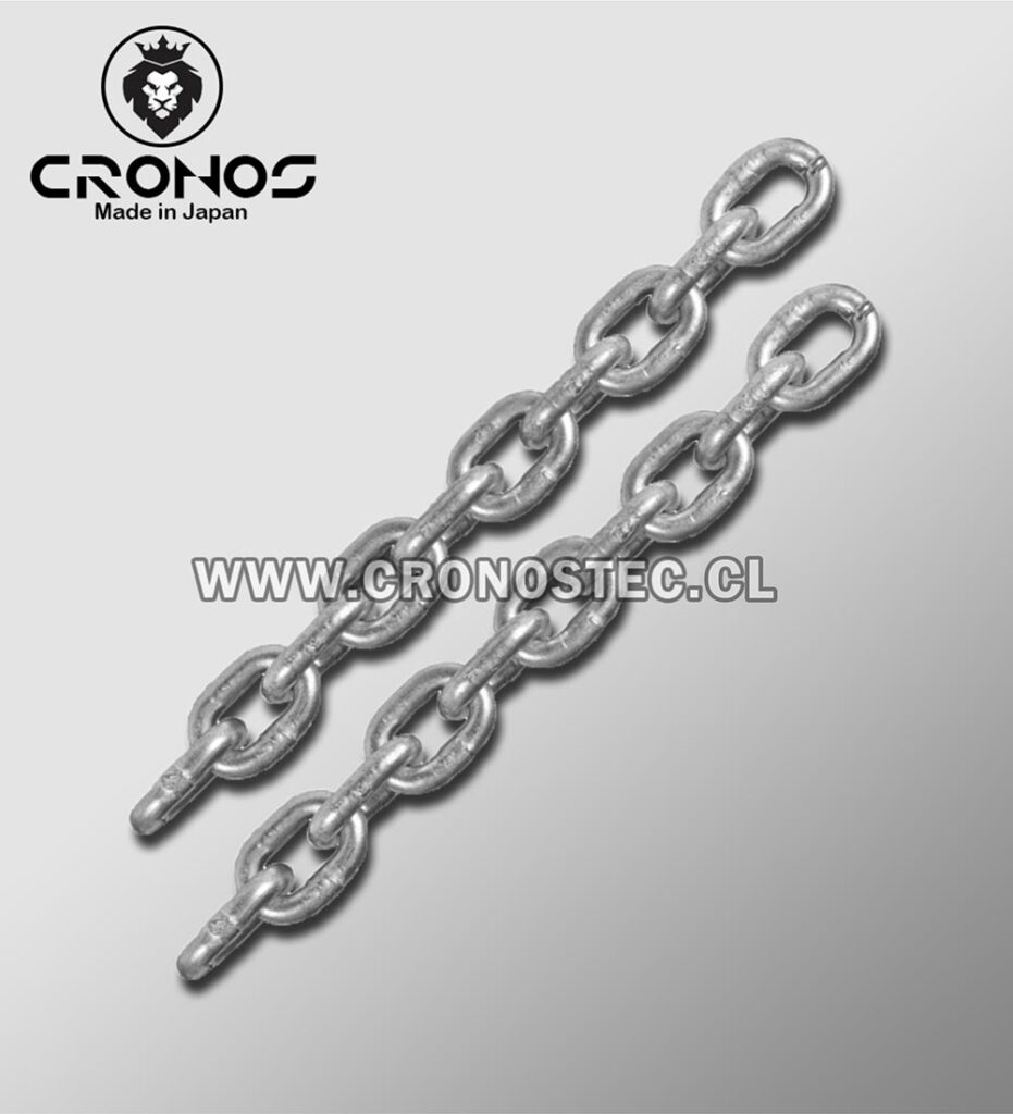 cadena acerada – cadena galvanizada grado 80