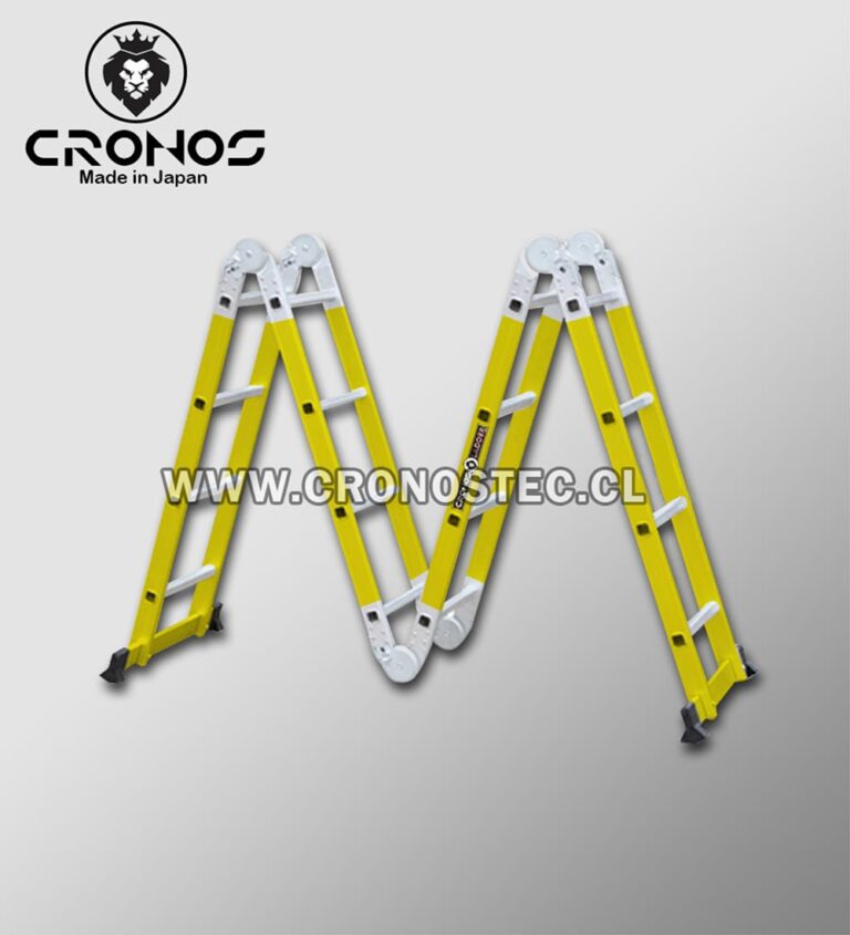 Escalera Multifuncional De Fibra De Vidrio 3.48 M/ 12 P.